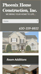 Mobile Screenshot of phoenixhomeconstruction.info