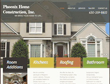 Tablet Screenshot of phoenixhomeconstruction.info